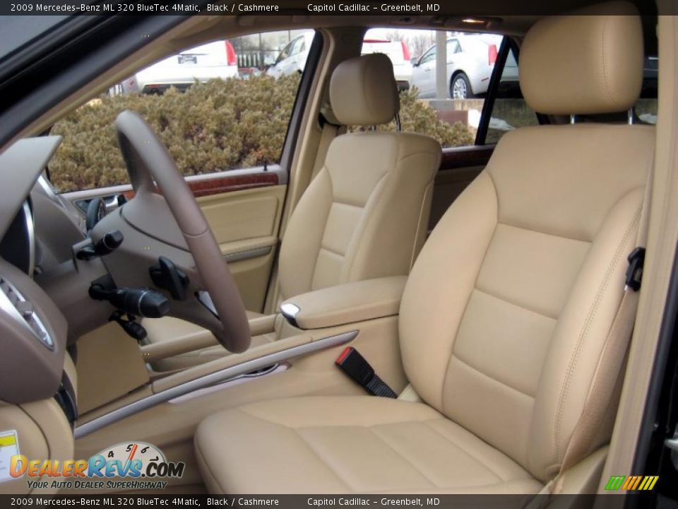 Cashmere Interior - 2009 Mercedes-Benz ML 320 BlueTec 4Matic Photo #11