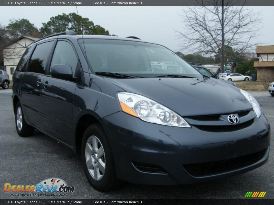 2010 Toyota Sienna XLE Slate Metallic / Stone Photo #7
