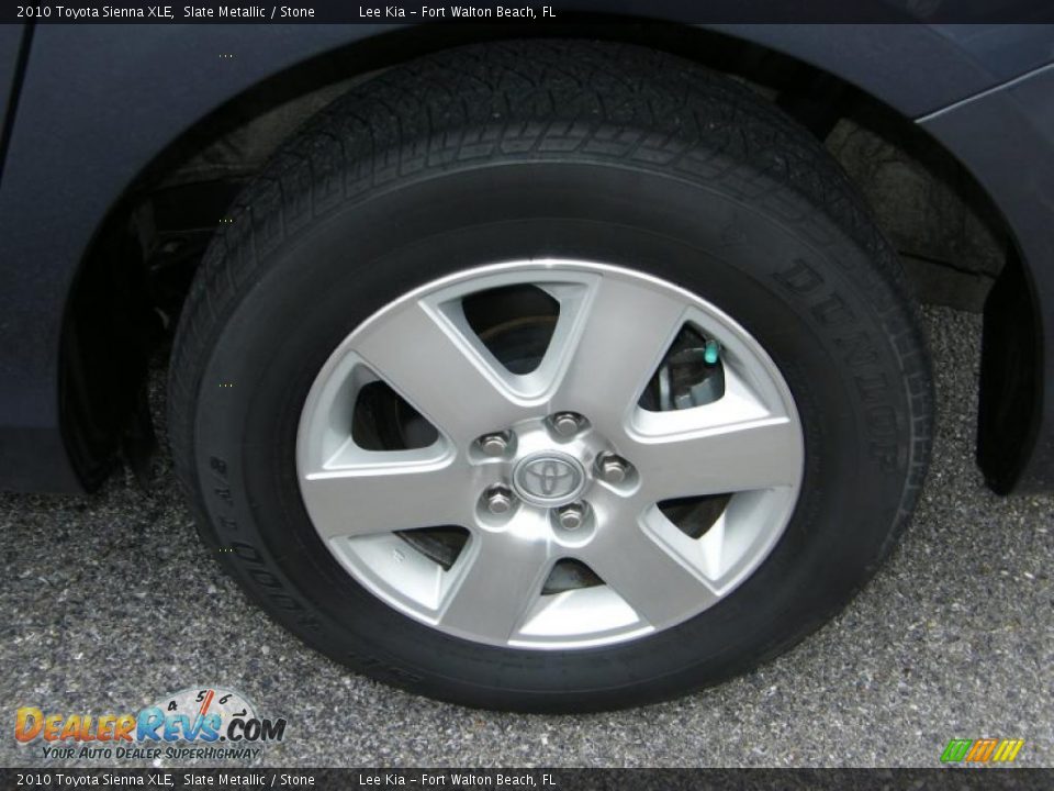2010 Toyota Sienna XLE Slate Metallic / Stone Photo #11