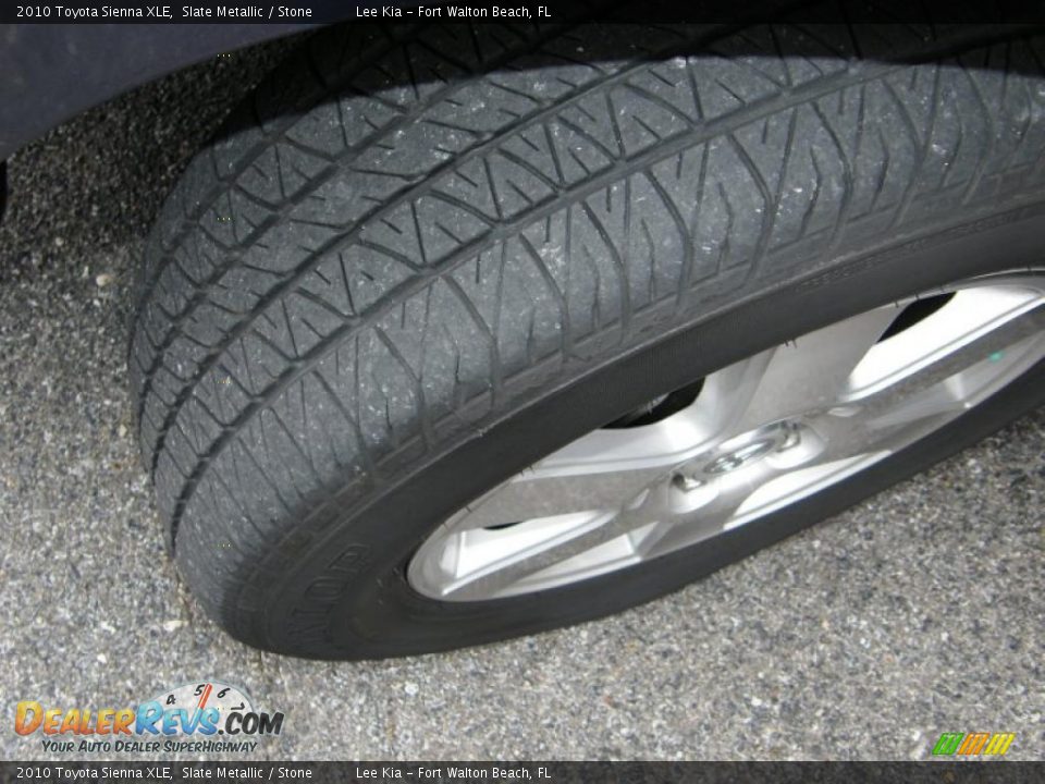 2010 Toyota Sienna XLE Slate Metallic / Stone Photo #12