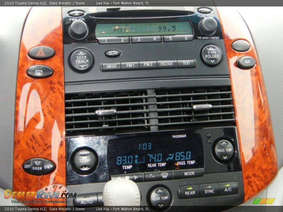 Controls of 2010 Toyota Sienna XLE Photo #20