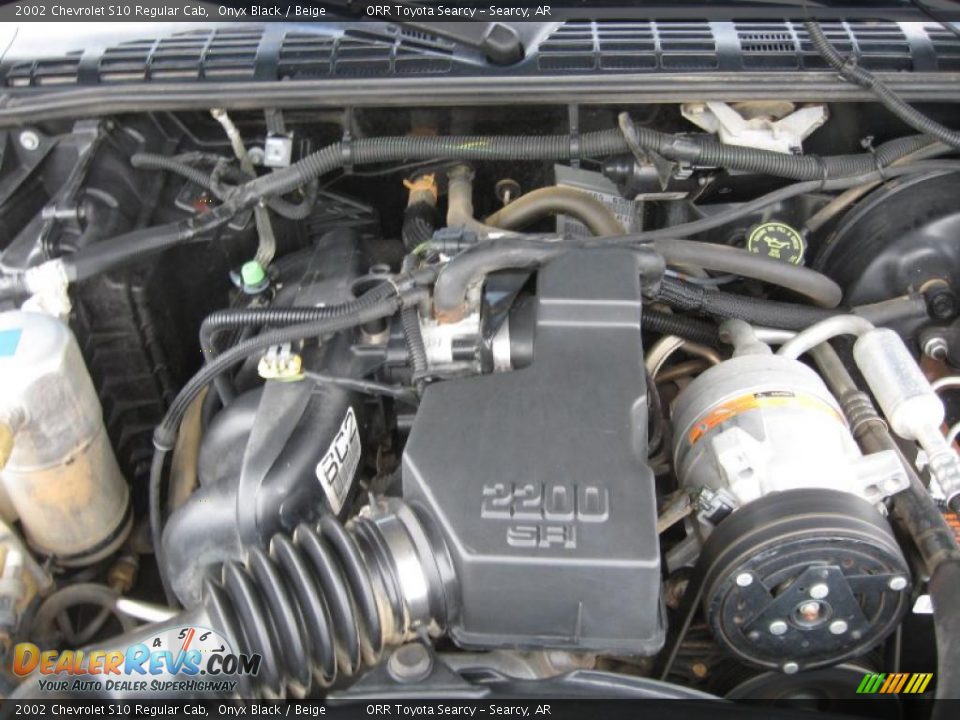 2002 Chevrolet S10 Regular Cab 2.2 Liter OHV 8-Valve Flex Fuel 4 Cylinder Engine Photo #17