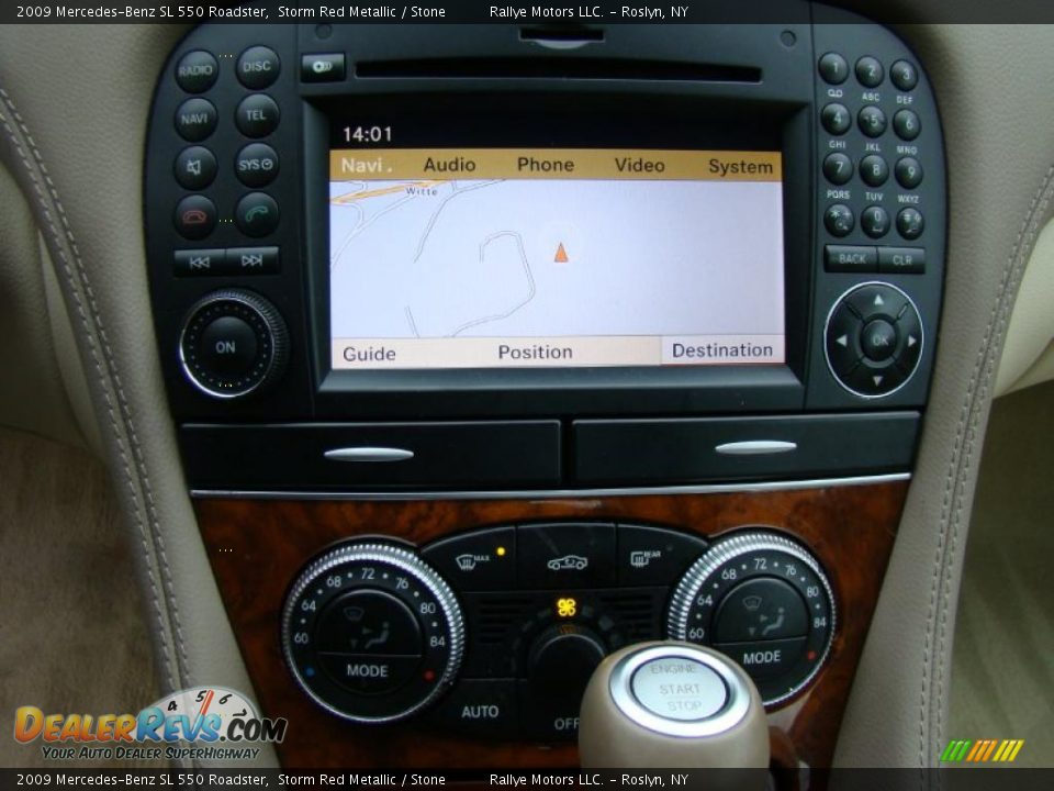 Navigation of 2009 Mercedes-Benz SL 550 Roadster Photo #12