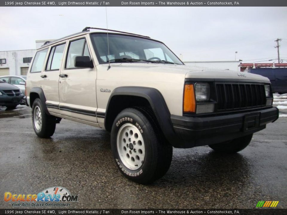 1996 Jeep Cherokee SE 4WD Light Driftwood Metallic / Tan Photo #5