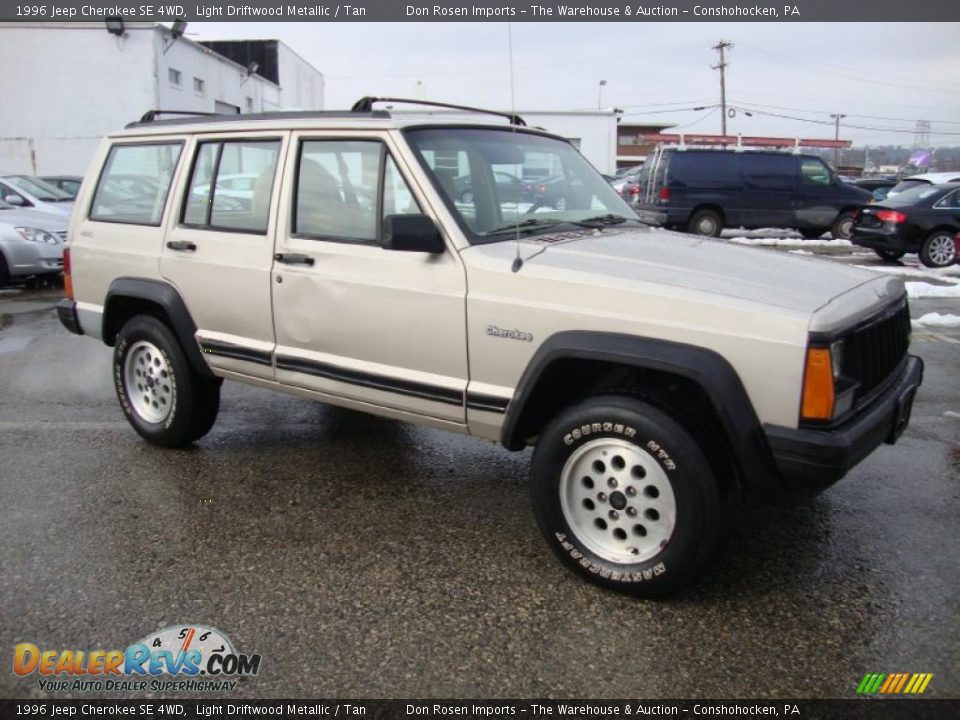 1996 Jeep Cherokee SE 4WD Light Driftwood Metallic / Tan Photo #6
