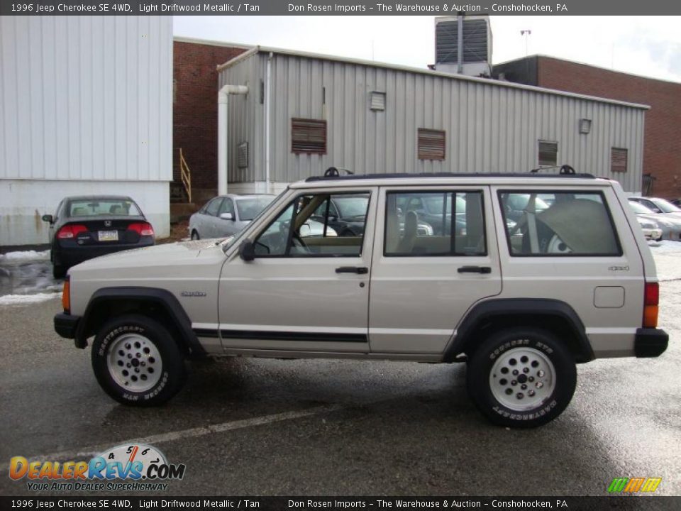 1996 Jeep Cherokee SE 4WD Light Driftwood Metallic / Tan Photo #11