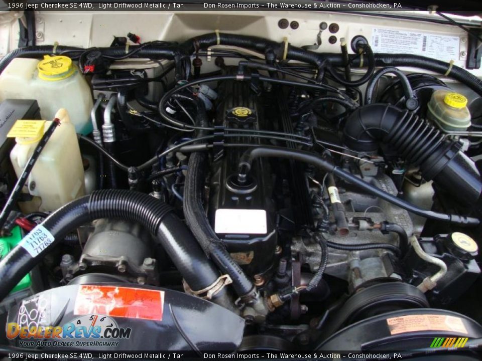 1996 Jeep Cherokee SE 4WD Light Driftwood Metallic / Tan Photo #34