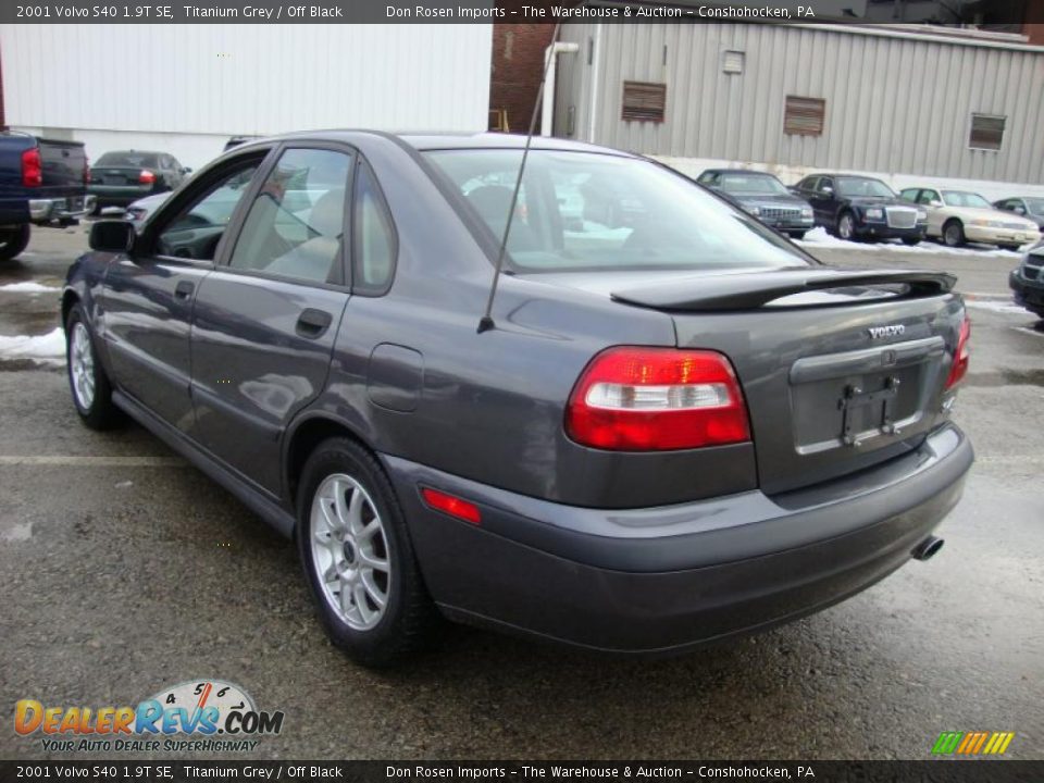 2001 Volvo S40 1.9T SE Titanium Grey / Off Black Photo #10