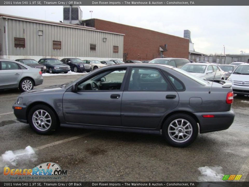 2001 Volvo S40 1.9T SE Titanium Grey / Off Black Photo #11