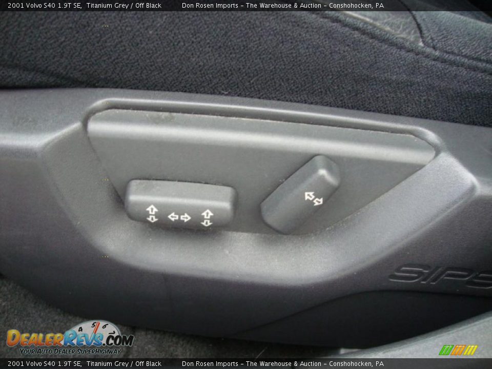 2001 Volvo S40 1.9T SE Titanium Grey / Off Black Photo #17