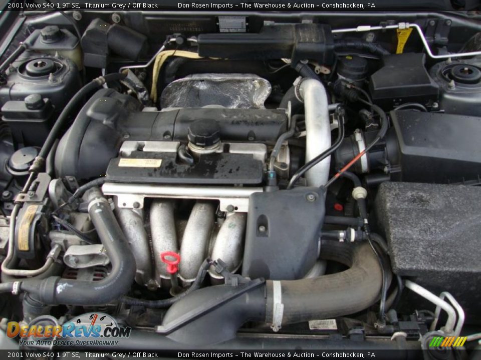 2001 Volvo S40 1.9T SE 1.9 Liter Turbocharged DOHC 16-Valve 4 Cylinder Engine Photo #35