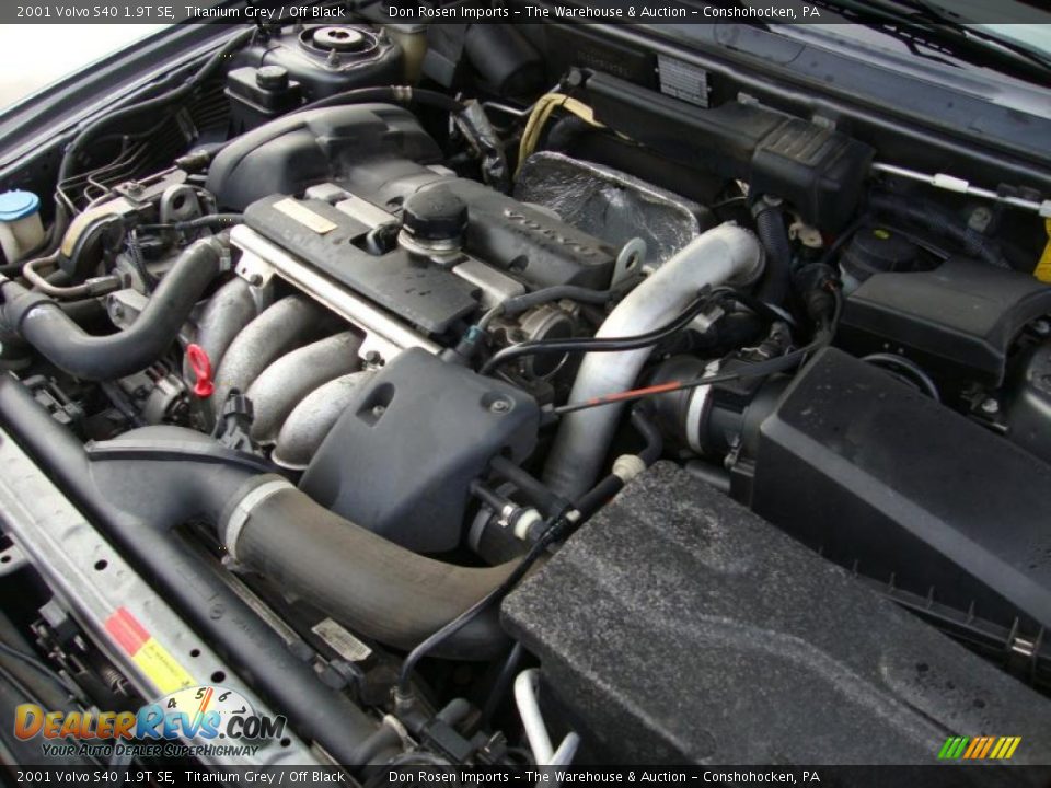 2001 Volvo S40 1.9T SE 1.9 Liter Turbocharged DOHC 16-Valve 4 Cylinder Engine Photo #36