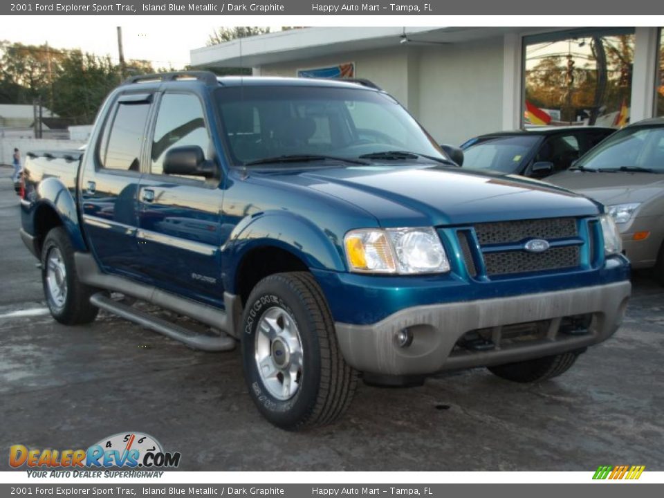 Front 3/4 View of 2001 Ford Explorer Sport Trac  Photo #6