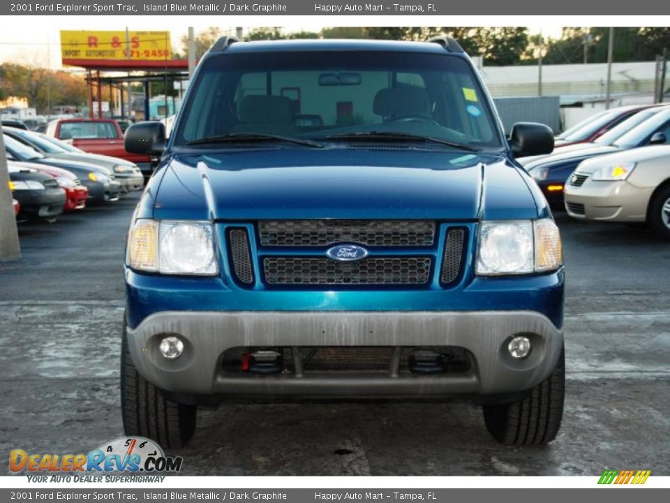 Island Blue Metallic 2001 Ford Explorer Sport Trac  Photo #7