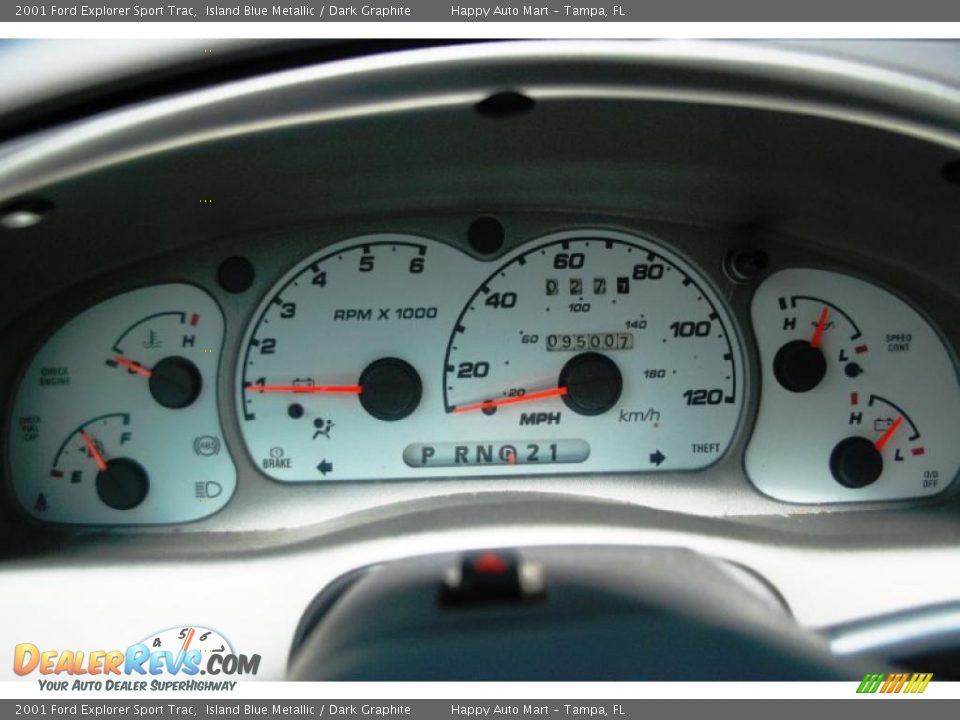 2001 Ford Explorer Sport Trac  Gauges Photo #13