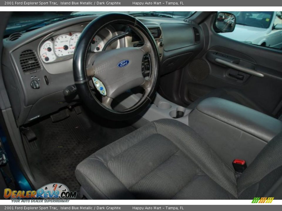 Dark Graphite Interior - 2001 Ford Explorer Sport Trac  Photo #15