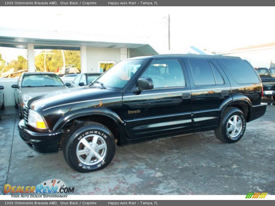 1999 Oldsmobile Bravada AWD Onyx Black / Graphite Photo #4