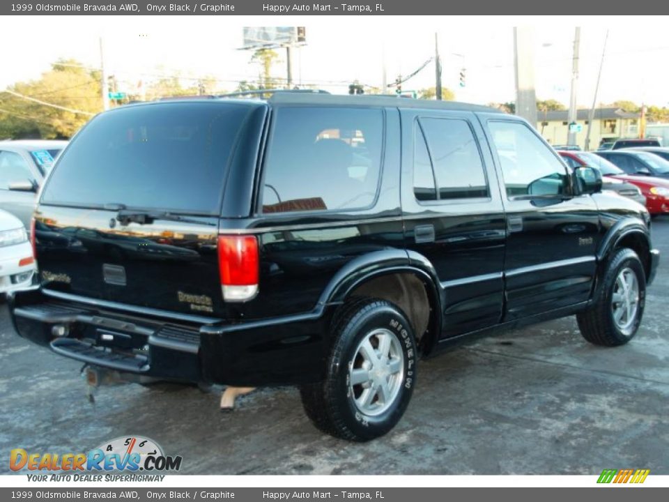 1999 Oldsmobile Bravada AWD Onyx Black / Graphite Photo #7