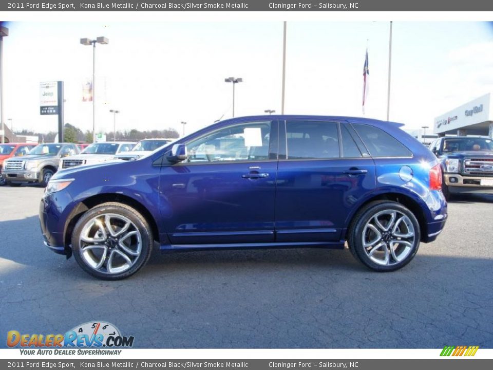 Kona Blue Metallic 2011 Ford Edge Sport Photo #5