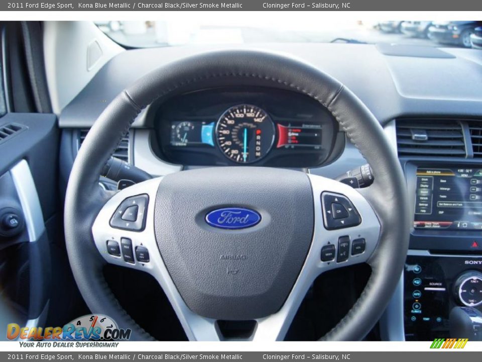 2011 Ford Edge Sport Steering Wheel Photo #33