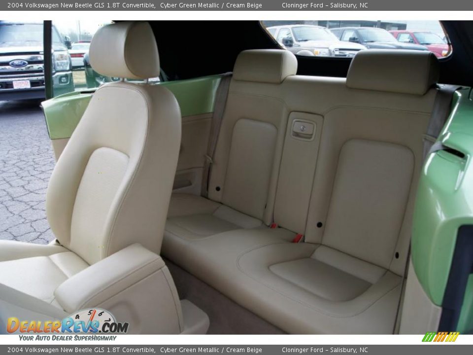 Cream Beige Interior 2004 Volkswagen New Beetle Gls 1 8t