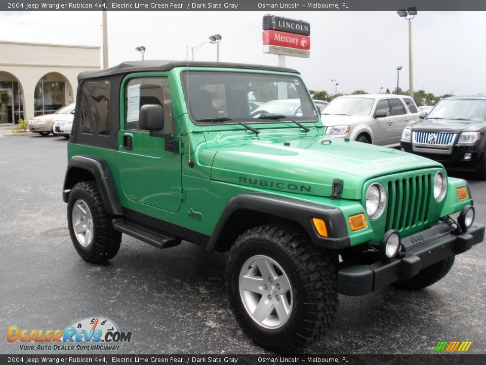 2004 Electric lime green jeep wrangler #4