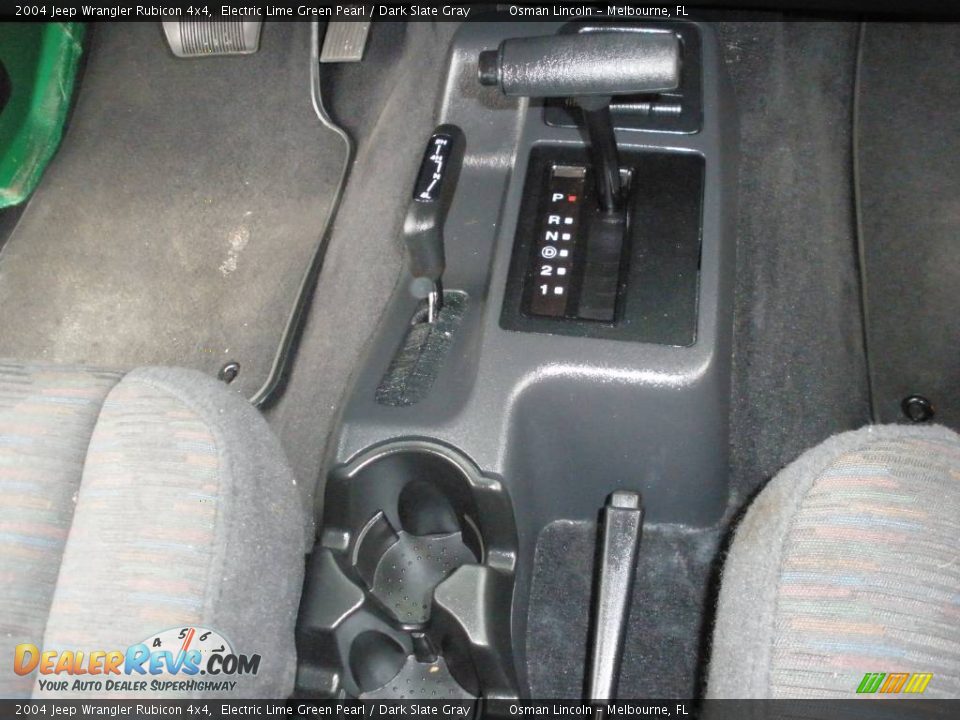2004 Jeep Wrangler Rubicon 4x4 Electric Lime Green Pearl / Dark Slate Gray Photo #11