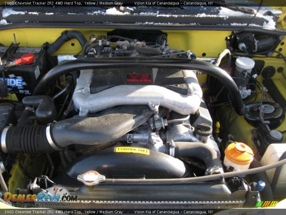 2002 Chevrolet Tracker ZR2 4WD Hard Top 2.5 Liter DOHC 24-Valve V6 Engine Photo #4