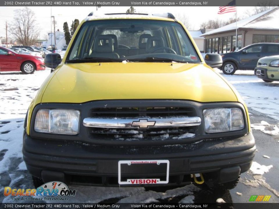 Yellow 2002 Chevrolet Tracker ZR2 4WD Hard Top Photo #12