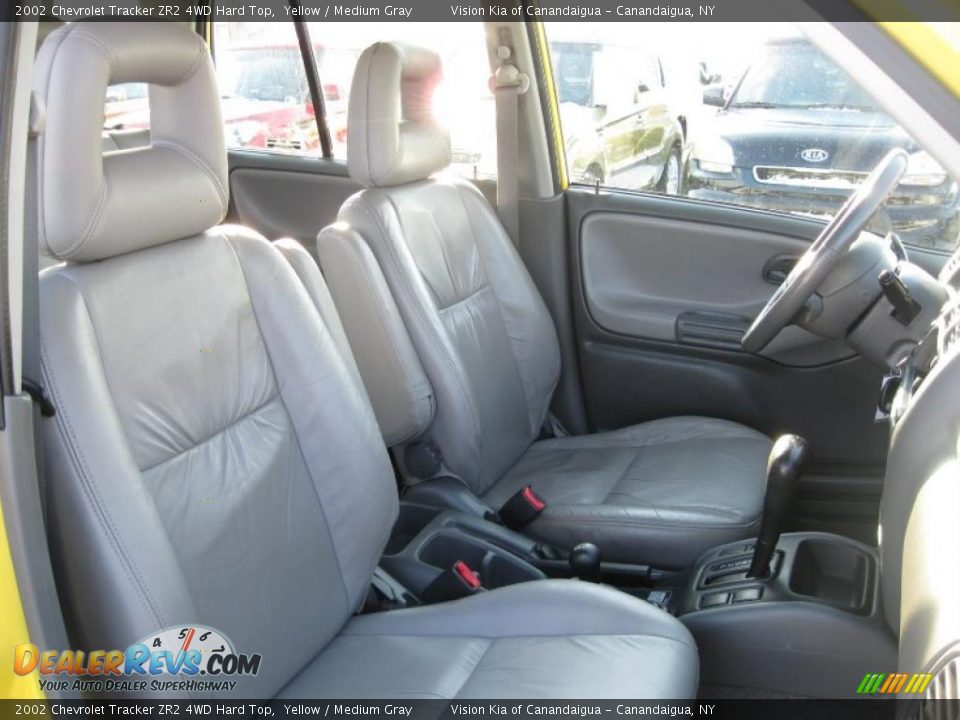 Medium Gray Interior - 2002 Chevrolet Tracker ZR2 4WD Hard Top Photo #18