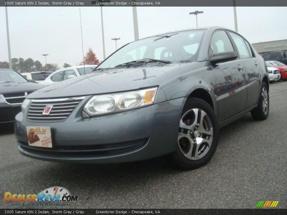 2005 Saturn ION 2 Sedan Storm Gray / Gray Photo #1