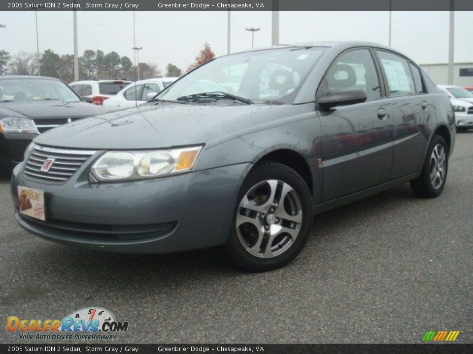 2005 Saturn ION 2 Sedan Storm Gray / Gray Photo #2