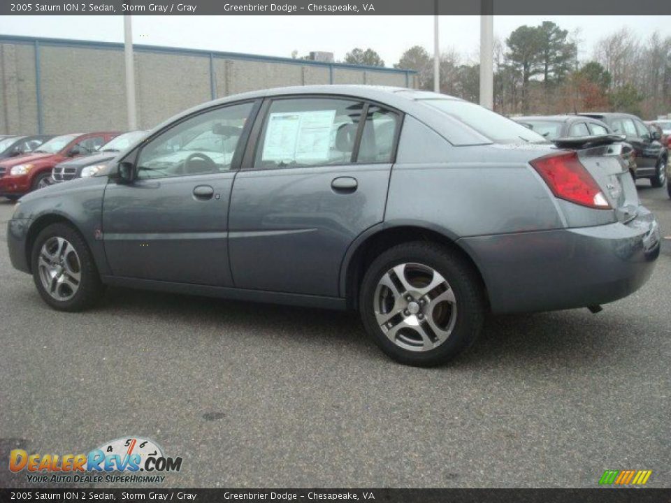 2005 Saturn ION 2 Sedan Storm Gray / Gray Photo #3