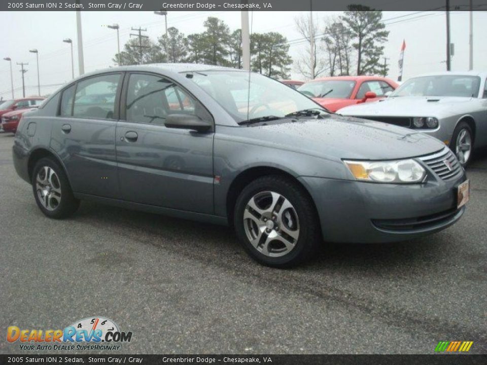 2005 Saturn ION 2 Sedan Storm Gray / Gray Photo #6