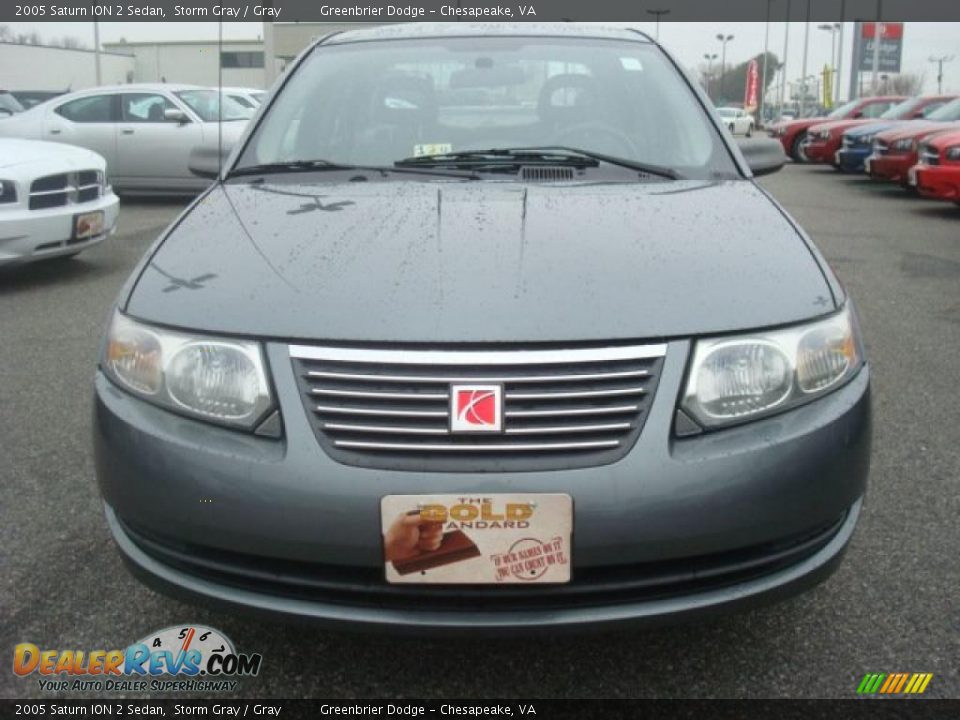 2005 Saturn ION 2 Sedan Storm Gray / Gray Photo #8