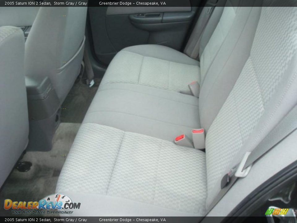 2005 Saturn ION 2 Sedan Storm Gray / Gray Photo #10
