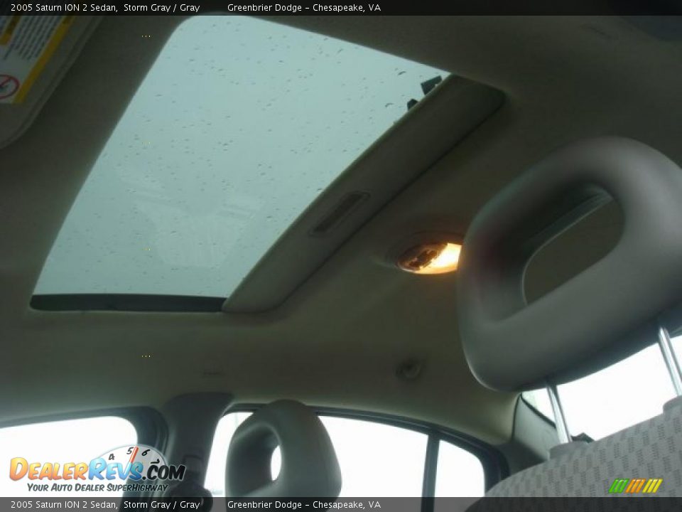 2005 Saturn ION 2 Sedan Storm Gray / Gray Photo #11