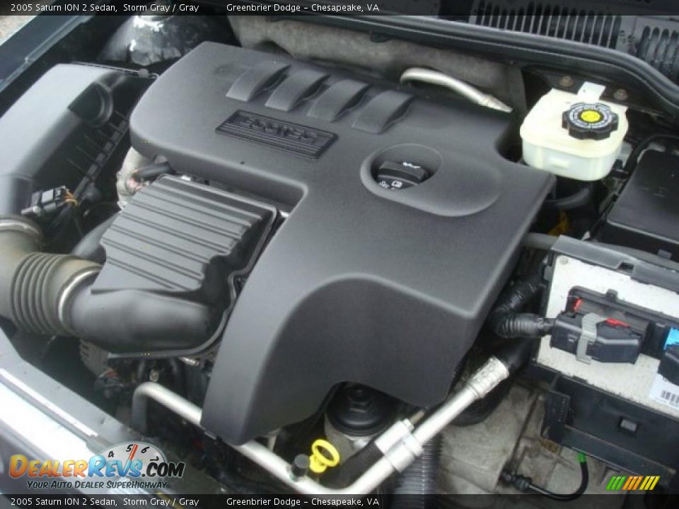 2005 Saturn ION 2 Sedan 2.2 Liter DOHC 16-Valve Ecotec 4 Cylinder Engine Photo #18