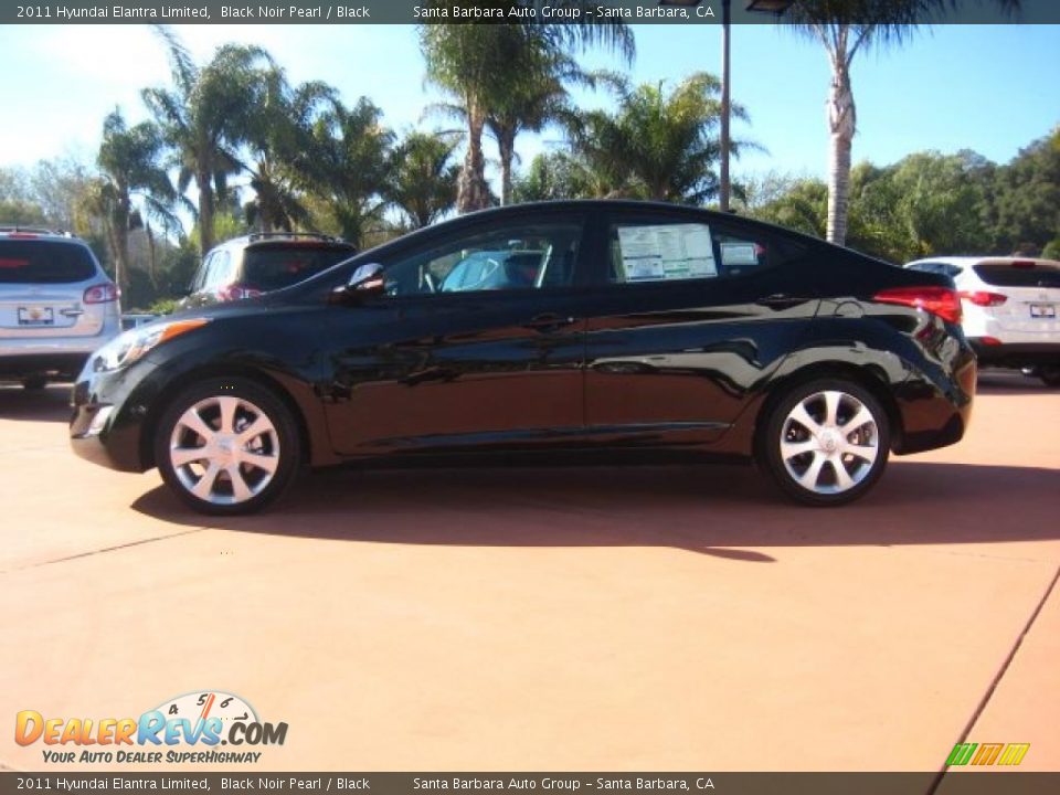 2011 Hyundai Elantra Limited Black Noir Pearl / Black Photo #2