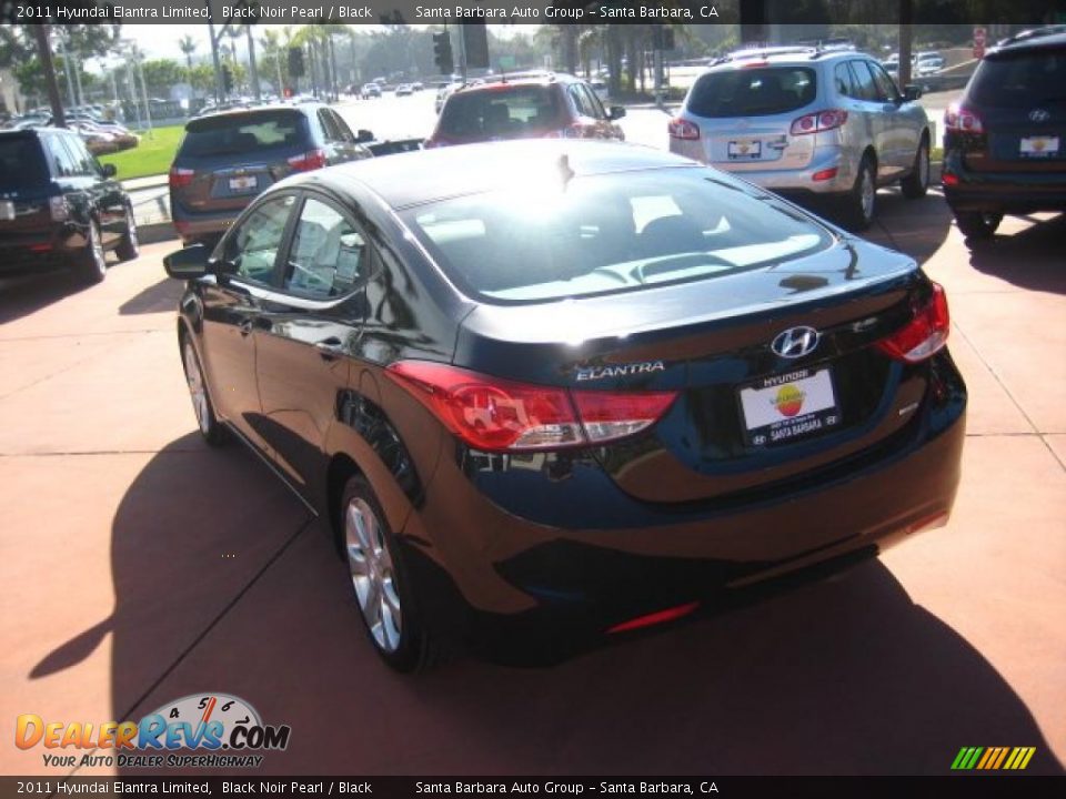2011 Hyundai Elantra Limited Black Noir Pearl / Black Photo #3