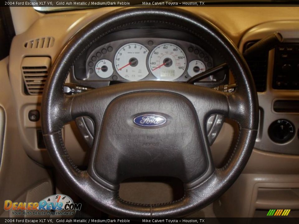 2004 Ford Escape XLT V6 Steering Wheel Photo #11