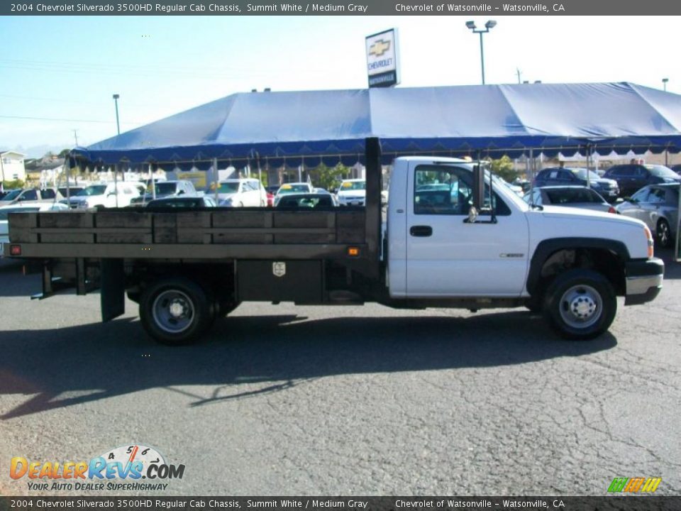 2004 Chevrolet Silverado 3500HD Regular Cab Chassis Summit White / Medium Gray Photo #2
