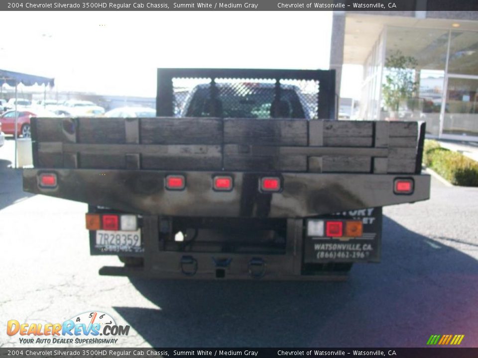 2004 Chevrolet Silverado 3500HD Regular Cab Chassis Summit White / Medium Gray Photo #4