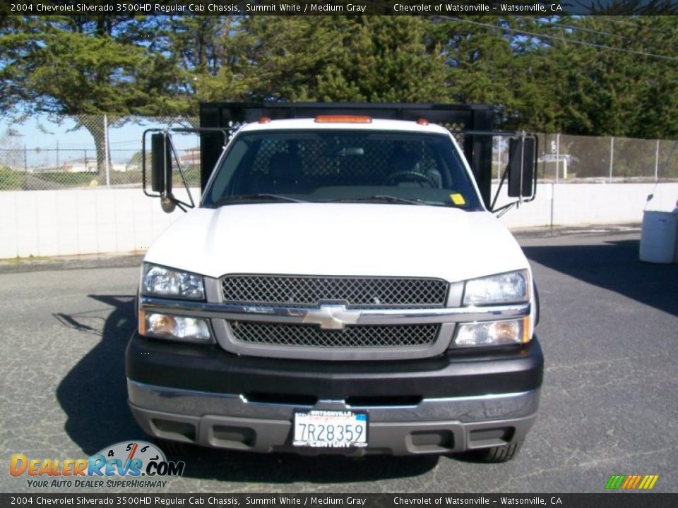 2004 Chevrolet Silverado 3500HD Regular Cab Chassis Summit White / Medium Gray Photo #8