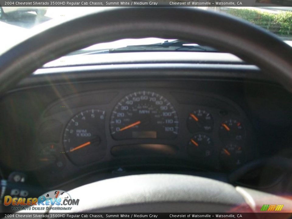 2004 Chevrolet Silverado 3500HD Regular Cab Chassis Summit White / Medium Gray Photo #16