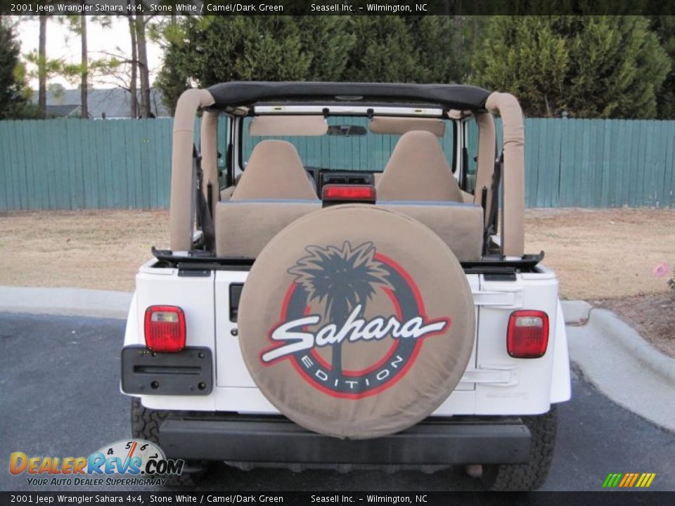 Stone White 2001 Jeep Wrangler Sahara 4x4 Photo #5