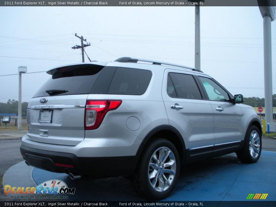 Ingot Silver Metallic 2011 Ford Explorer XLT Photo #3