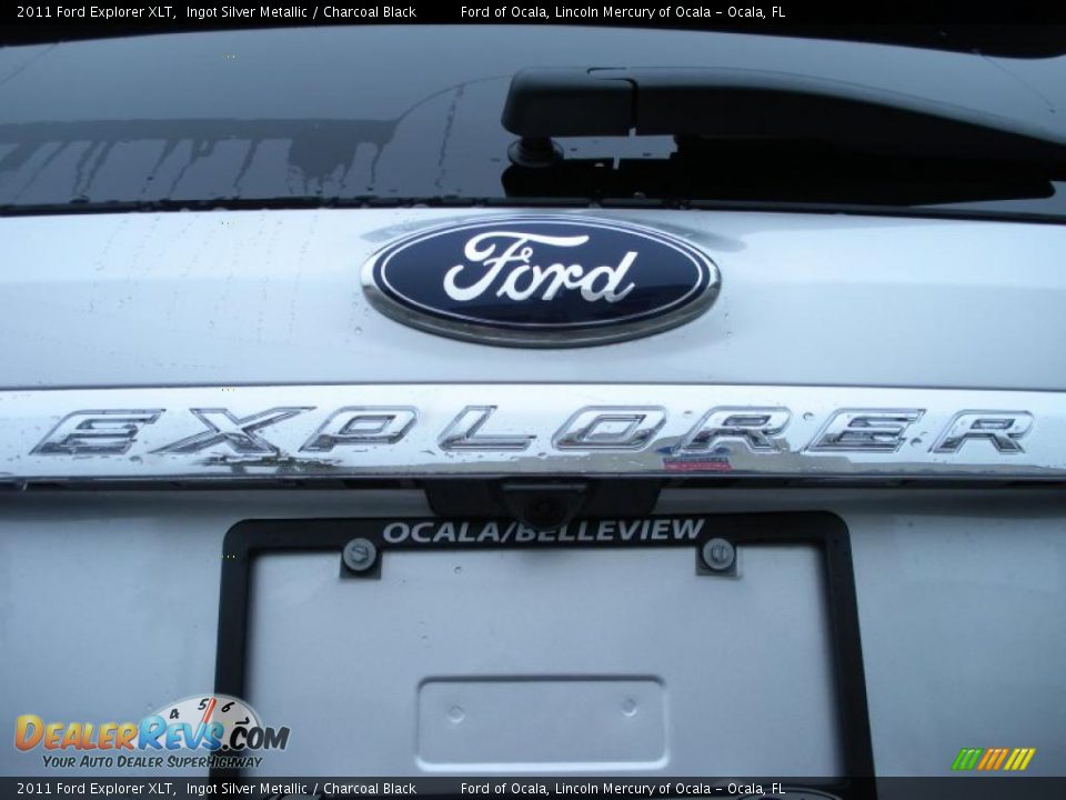 2011 Ford Explorer XLT Ingot Silver Metallic / Charcoal Black Photo #4