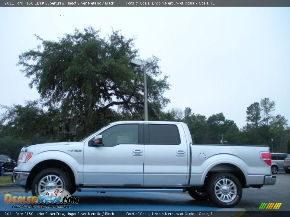 Ingot Silver Metallic 2011 Ford F150 Lariat SuperCrew Photo #2