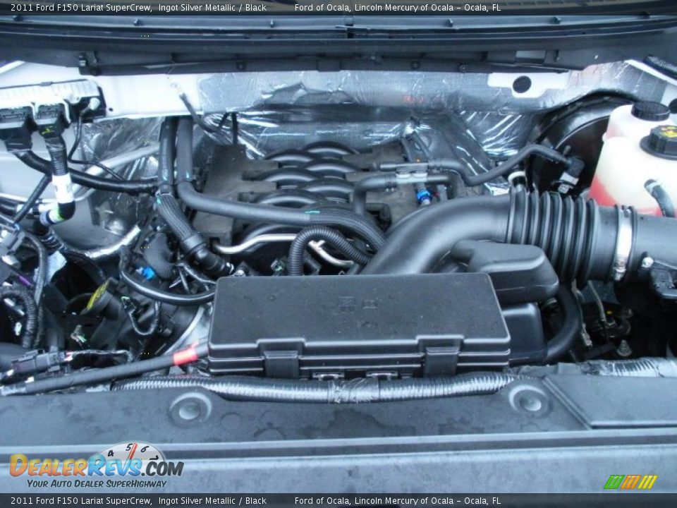 2011 Ford F150 Lariat SuperCrew 5.0 Liter Flex-Fuel DOHC 32-Valve Ti-VCT V8 Engine Photo #11